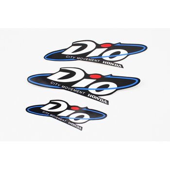 Наклейка "DIO" 3шт 18х5,5, тисяча сто п'ятдесят дев'ять