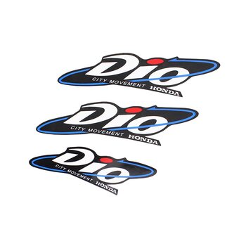 Наклейка "DIO" 3шт 18х5,5, тисяча сто п'ятдесят дев'ять