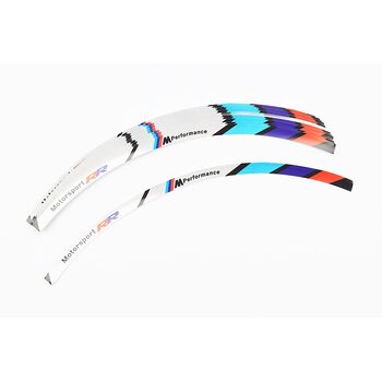 Наклейка світловідбиваюча на 2 диска колеса 12 "к-кт РІЗНОКОЛЬОРОВІ