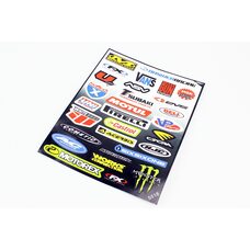 Наклейки на планшеті "MOTORSPORТ" набір 30шт 25х21, 5518