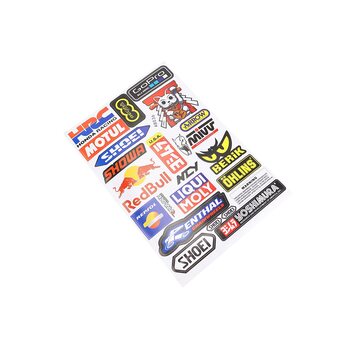 Наклейки набір 21шт "multi-brand" A8036 (20х30см)