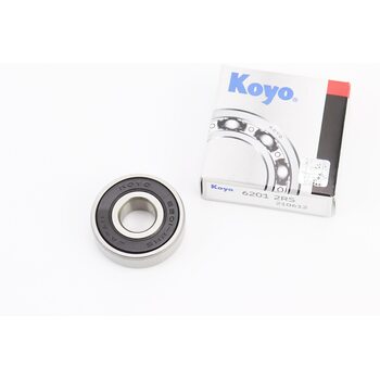 Підшипник 6201 2RS (12x32x10) переднього колеса GY6; вентилятора