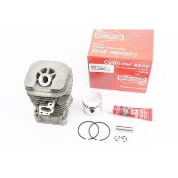 Циліндр к-кт (цпг) 41mm (палець 10mm) "чорний" Partner-350/351/352/371/390/391/420/2035, JONSERED-CS2137/CS2138