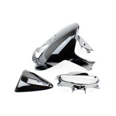 Honda DIO AF-62 пластик - к-кт фарбовані 7 деталей, ЧОРНИЙ