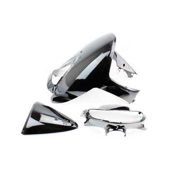 Honda DIO AF-62 пластик - к-кт фарбовані 7 деталей, ЧОРНИЙ