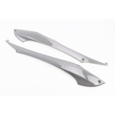 Yamaha JOG SA-16 пластик - нижній бічний лів+прав к-кт 2шт СІРИЙ