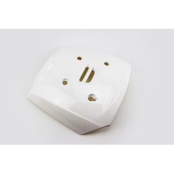 Yamaha GEAR 4Т пластик - передній основний "дзьоб", БІЛИЙ