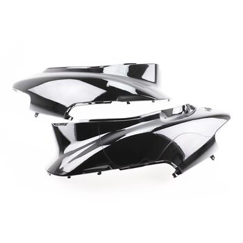 УЦІНКА Honda DIO AF-34 пластик - к-кт фарбований 5 деталей (голова під диск. гальмо з кришкою лючка), ЧОРНИЙ (брак фарбування, див.фото)