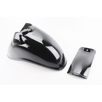 Honda GIORNO AF-24 пластик - крило переднє к-кт 2 деталі, ЧОРНИЙ