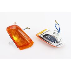 Honda LEAD AF-20 повороти передні в зборі к-кт 2шт, жовті