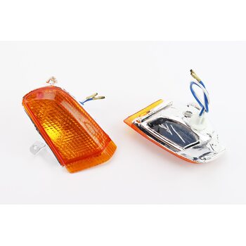 Honda LEAD AF-20 повороти передні в зборі к-кт 2шт, жовті