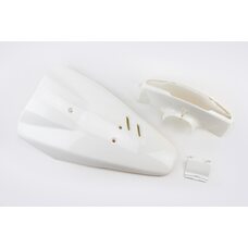 Honda DIO AF-27 пластик - к-кт фарбовані 5 деталей, БІЛИЙ