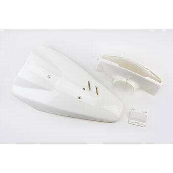 Honda DIO AF-27 пластик - к-кт фарбовані 5 деталей, БІЛИЙ