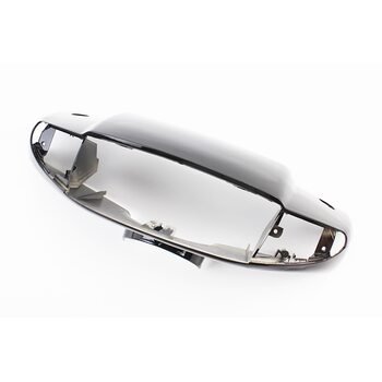 Suzuki LET'S-II пластик - керма переднє "голова" (під бараб. гальмо), ЧОРНЕ