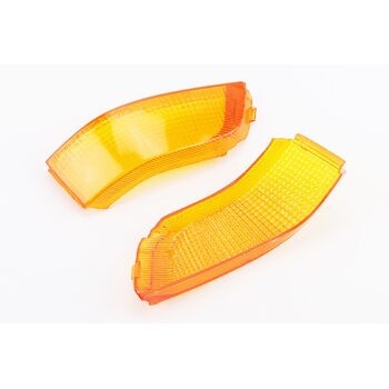 Honda DIO AF-18 "стекло"- поворотов задних к-кт 2шт, желтые