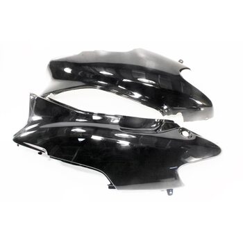 Honda DIO AF-34/35 пластик - верхний боковой лев+прав к-кт 2шт, ЧЕРНЫЙ