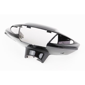 УЦІНКА Yamaha JOG NEXT ZONE ZR пластик - керма передній "голова", ЧОРНИЙ (отломано крепление) див. фото)