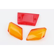 Yamaha JOG ARTISTIC "скло"- стопа, червоне + поворотів, жовті к-кт 3шт