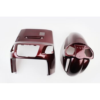 Yamaha GEAR OLD пластик - к-кт фарбовані 5 деталей, ЧЕРВОНИЙ