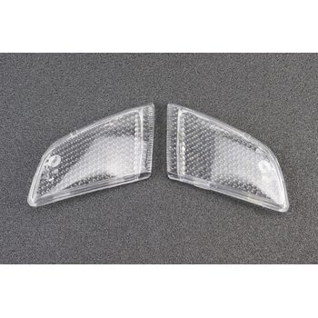 Honda DIO AF-18 "скло" - поворотів передніх к-кт 2шт, прозорі, від 5шт -10%