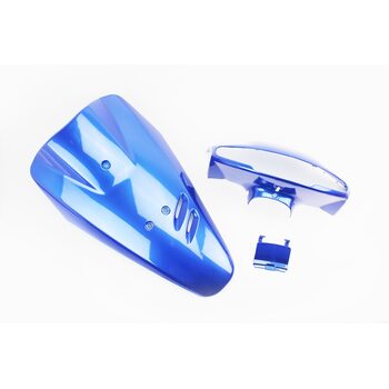 Honda DIO AF-27 пластик - к-кт фарбовані 5 деталей, СИНІЙ