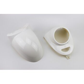 Yamaha VINO SA26 - 4т пластик - к-кт фарбовані 8 деталей, БІЛИЙ