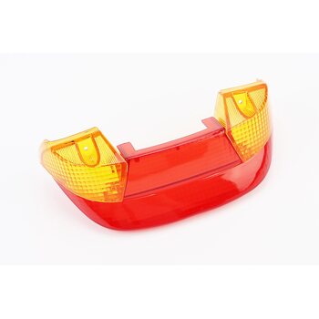 Honda DIO AF-27/28 "стекло"-стопа, красное + поворотов, желтые к-кт 3шт