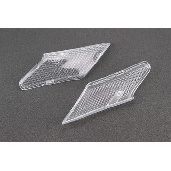 Yamaha JOG NEXT ZONE "скло"- поворотів передніх к-кт 2шт (під бараб. гальмо), прозорі