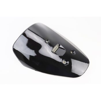 УЦЕНКА Suzuki LET'S-II пластик - передний верхний "клюв", ЧЕРНЫЙ (присутствуют мелкие царапины)