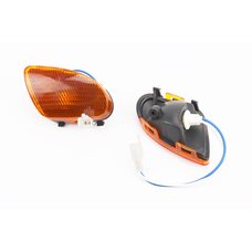 Yamaha JOG APRIO повороты передние в сборе к-кт 2шт, желтые, тип 1