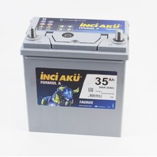 Аккумулятор 12V35Ah INCI AKU Asia NS40 300A KSK R+ кислотный (L197*W129*H205/224mm), Турция