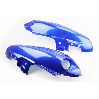 пластик - боковой задний с "дырами" левый + правый к-кт, СИНИЙ