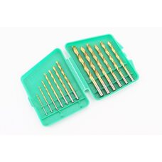 Набір свердел по металу 13шт D-1,5/2/2,5/3/3,2/3,5/4/4,5/4,8/5/5,5/6/6,5мм HSS TiN 11-1305