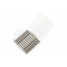 Біта двостороння PH2/PH2 65мм 1/4" S2 10шт 10-22-651