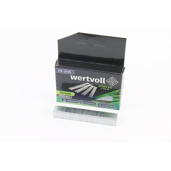 Скобы закаленные 10мм/11,3x0,75мм, R53, к-кт 1000шт FX-2110