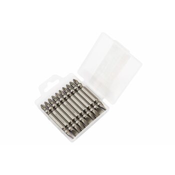 Бита двухсторонняя PH2/SL6 65мм 1/4" S2 10шт 10-26-651