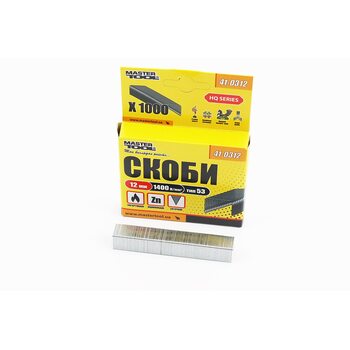 Скоби загартовані 12мм, R53, к-кт 1000шт 41-0312