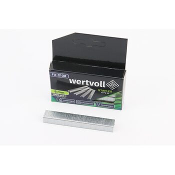 Скоби загартовані 8мм/11,3x0,75мм, R53, к-кт 1000шт FX-2108