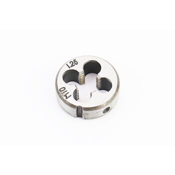 Плашка для нарізання різьби M10х1,25мм 9xС DIN233 15-0104