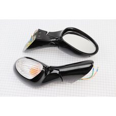 УЦІНКА Viper - F50 Дзеркало лів., прав. к-кт ЧОРНІ (тріщина, див. фото)