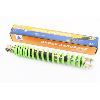 Амортизатор задній GY6/Honda - 310мм*d43мм (втулка 10мм / вилка 8мм), зелений