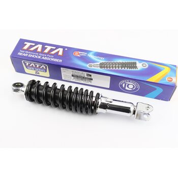 Амортизатор задний GY6/Honda - 280мм*d51мм (втулка 10мм / вилка 8мм) регул., черный