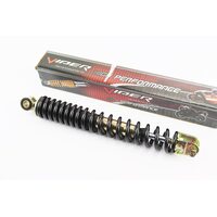 Амортизатор задній GY6/Honda - 305мм*d41мм (втулка 10мм / вилка 8мм), чорний