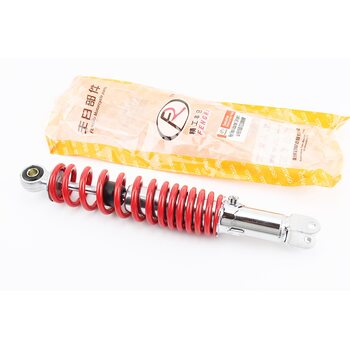 Амортизатор задний GY6/Honda - 320мм*d55мм (втулка 10мм / вилка 8мм) регул., красный, от 3шт -8%