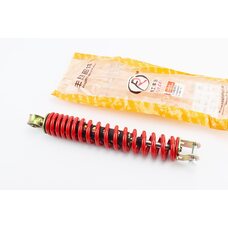 Амортизатор задній GY6/Honda - 285мм*d43мм (втулка 10мм / вилка 8мм), червоний, від 3шт -5%