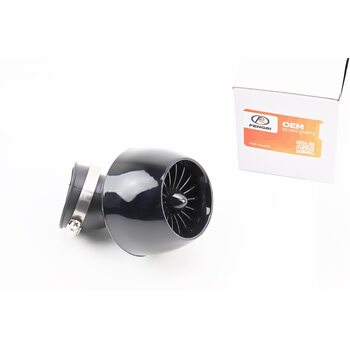 Фільтр повітряний нульовий 33мм 45град. "ТУРБИНА" чорний