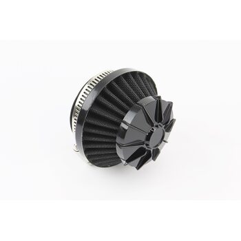 Фильтр воздушный нулевой 42мм прямой "конус" черный (малый)