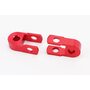 Удлинитель заднего амортизатора 27мм к-кт 2шт, красный