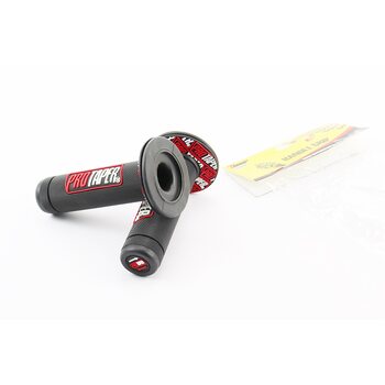 Рукоятка керма лів./пр. к-кт із вставкою, чорно-червоні