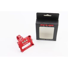 Держатель телефона на руль алюминиевый, ширина 50-100мм регулируемая, красный G-85